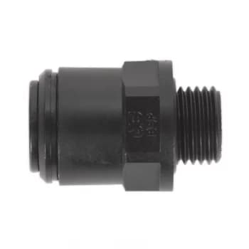 Image of Straight Adaptor 6MM X 1/4" BSP Pack of 5 (John Guest Speedfit - PM010612E)