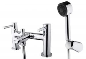 Image of Wickes Mirang Bath Shower Mixer Tap - Chrome
