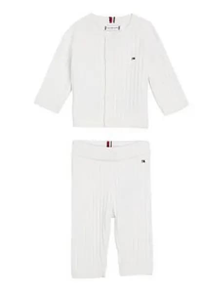 Image of Tommy Hilfiger BABY RIB SWEATER SET GIFTBOX - Size 6M(68)