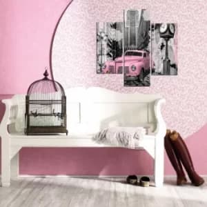 Image of 3MDF-079 Multicolor Decorative MDF Painting (3 Pieces)
