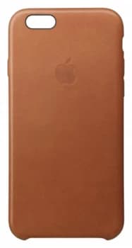 Image of Apple iPhone 6S Leather Case Saddle Brown MKXT2ZM/A