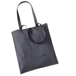 Image of Westford Mill Promo Bag For Life - 10 Litres (Pack Of 2) (One Size) (Graphite)