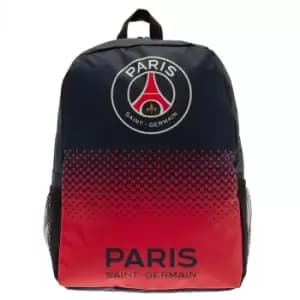 Image of Paris Saint Germain FC Backpack (One Size) (Black/Red)