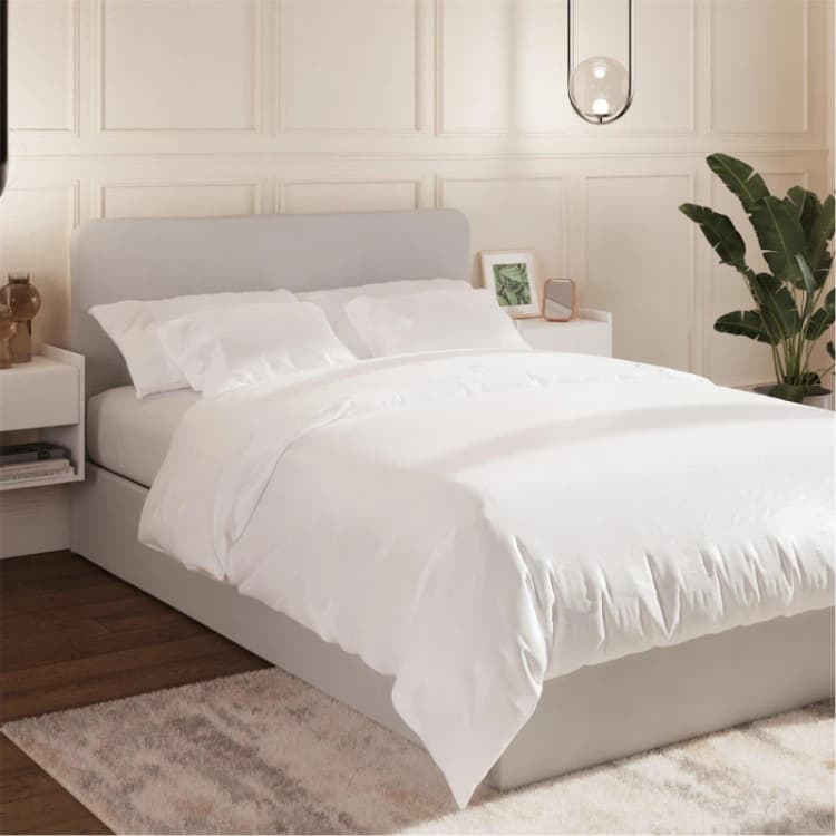 Image of Gfw Chiswick Side Lift Up Ottoman Bed With Mattress Options (Buy & Save!) - Bedframe + Premium Mattress Grey WT6OJ Unisex Double,King,Single,Small Dou