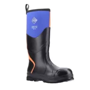 Image of Muck Boots Unisex Adults Chore Max S5 Safety Welllington (10 UK) (Blue/Orange)