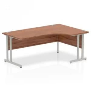 Image of Impulse Cantilever 1800 Right Hand Crescent Desk Walnut