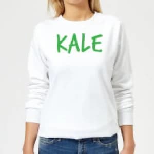 Image of Kale Womens Sweatshirt - White - 3XL