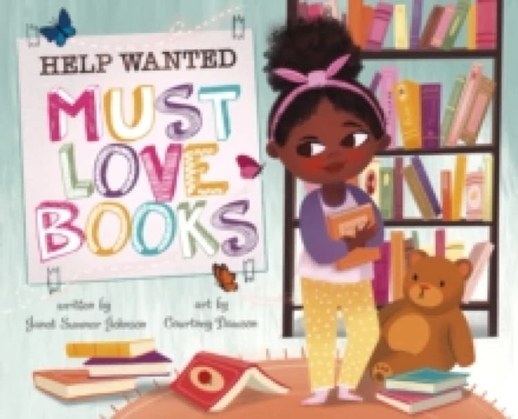 Image of Janet Sumner Johnson Help Wanted, Must Love Books Book Multi unisex