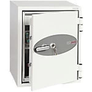 Image of Phoenix Fireproof Safe FS0441K White 500 x 500 x 720 mm