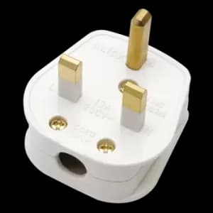 Image of Click Scolmore Mode 13A Fused Plug Socket Polar White - PA380WH