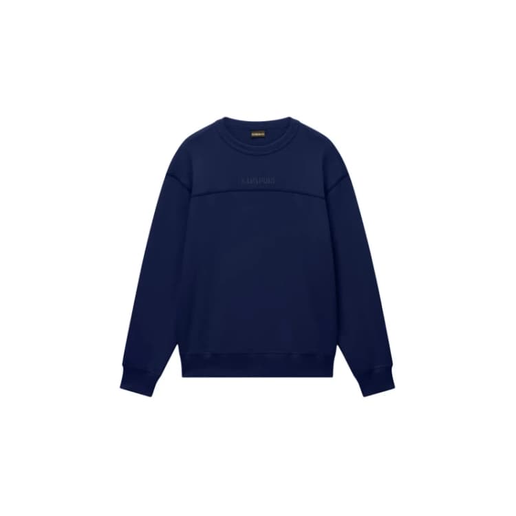 Image of French Terry Sweatshirt Napapijri Umbra Bleu Male XL