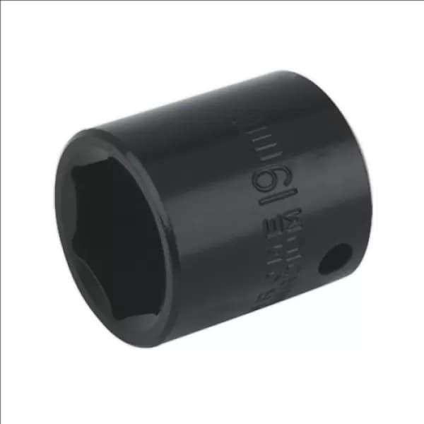 Image of Genuine SEALEY IS3819 Impact Socket 19mm 3/8Sq Drive