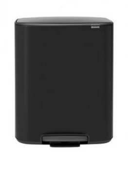 Image of Brabantia Bo 60-Litre Pedal Bin ; Black