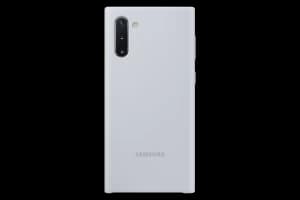 Image of Samsung Galaxy Note10 Soft Touch Cover Silver (EF-PN970TSEGWW)