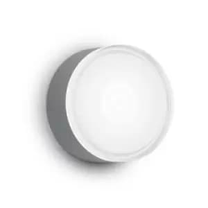 Image of Urano 1 Light Flush Ceiling Light Anthracite