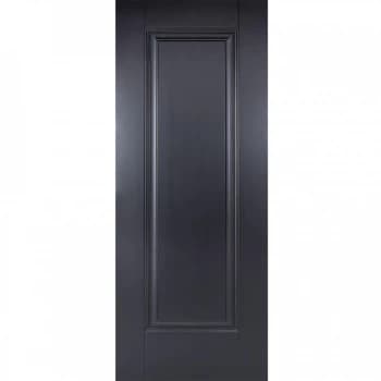 Image of LPD Eindhoven Panel Black Primed Internal Door - 1981mm x 762mm (78 inch x 30 inch)