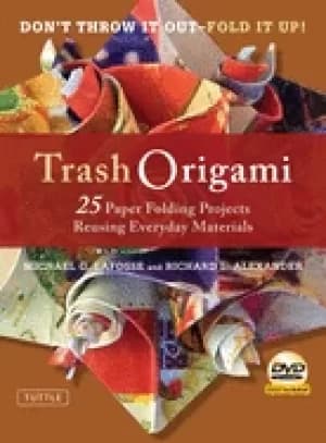 Image of trash origami 25 paper folding projects reusing everyday materials