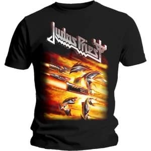 Image of Judas Priest - Firepower Unisex Large T-Shirt - Black