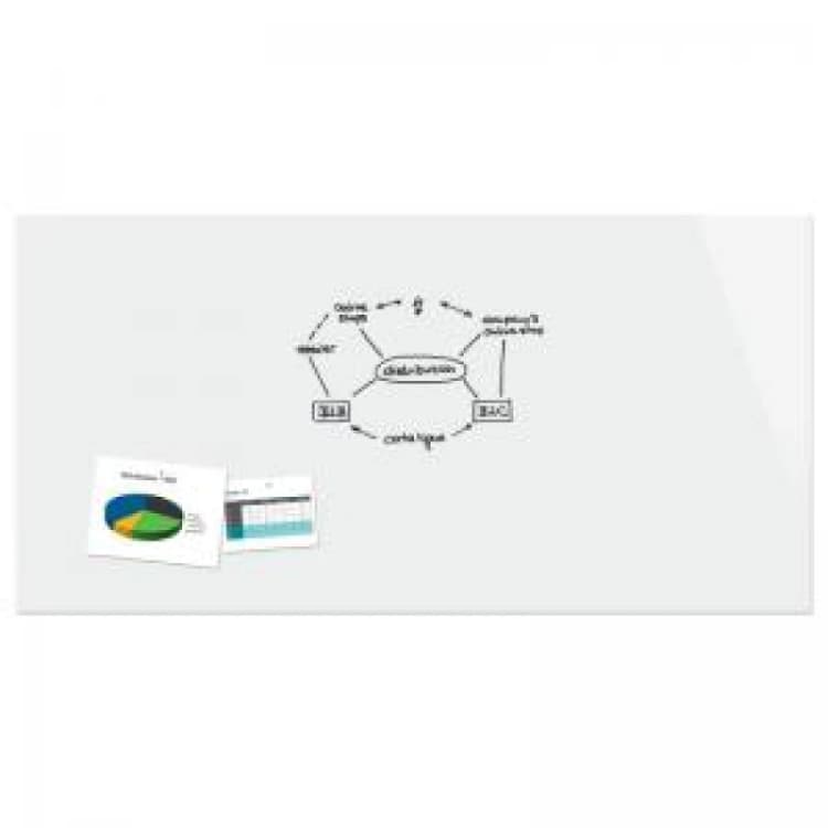 Image of Be!Board Magnetic Glass Drywipe Board Super White 2400x1200 DD - B1700