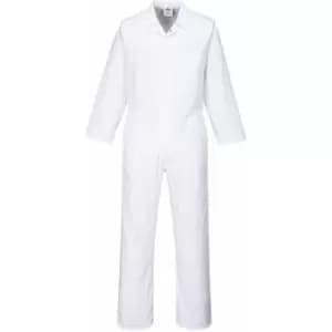 Image of Portwest - 2201 - White Food Industry Coverall Boiler Suit sz XXL Regular - White