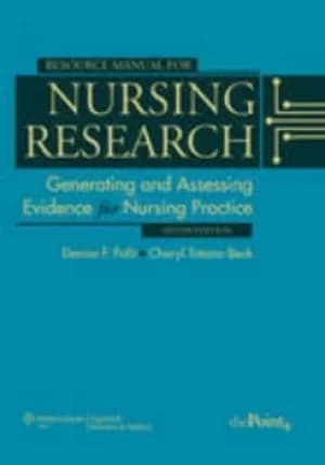 Image of Resource manual for Nursing research by Denise F. Polit
