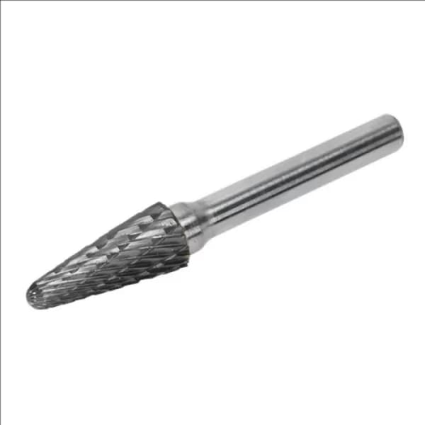 Image of Genuine SEALEY SDB06 Tungsten Carbide Rotary Burr Conical Ball yesse 10mm