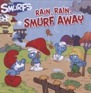 Image of Rain Rain Smurf Away by Smurfs Book