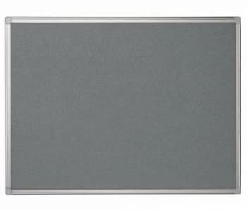 Image of Bi-Office Maya Grey Felt Ntcbrd Alu Frame 120x120cm