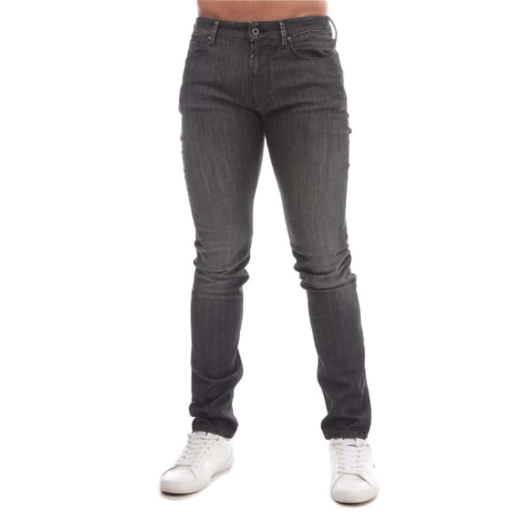 Image of Armani J06 Slim-Fit Jeans - Blue Blue One Size
