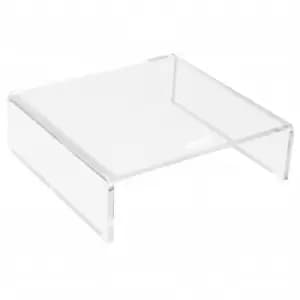 Image of Desq - Monitor Riser Acrylic Transparent 22 x 20 x 7cm Transparent