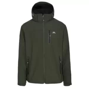 Image of Trespass Mens Accelerator II Waterproof Softshell Jacket (XXL) (Olive)