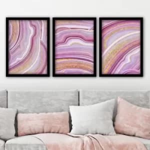Image of 3SC38 Multicolor Decorative Framed Painting (3 Pieces)