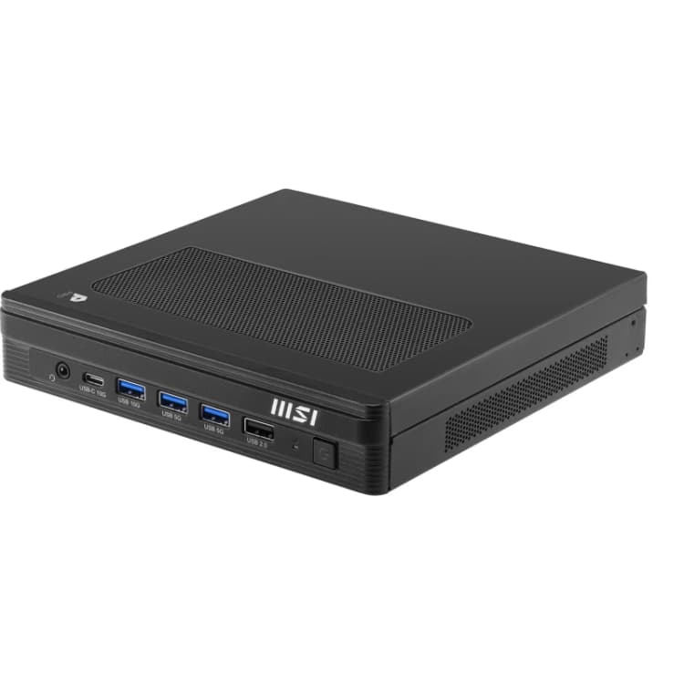 Image of MSI Pro DP10 A14MG-001EU PC/workstation Intel Core i7 i7-14700 16GB DDR5-SDRAM 1TB SSD Windows 11 Pro Mini PC Black PRO DP10 A14MG-001EU