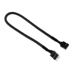 Image of BitFenix Alchemy Internal Audio Extension Adaptor 30cm - Black
