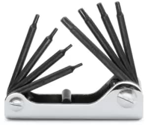 Image of Beta Tools 97 TX/G8 8pc Offset Torx Key Set in Flip Case 000970645
