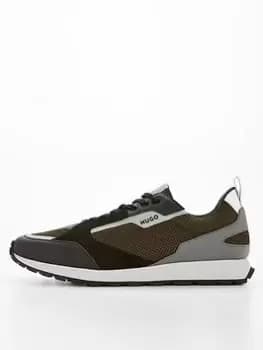 Image of HUGO Icelin Runner Trainers, Black, Size 10, Men