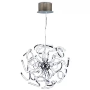 Image of Linea Verdace Volupta Spherical Pendant Ceiling Light Chrome
