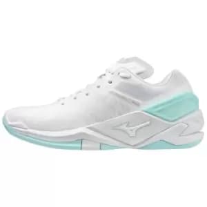 Image of Mizuno Wave Stealth Neo V Netball Shoes - Multi