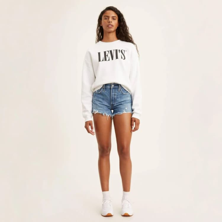 Image of Levis 501 Original Shorts Oxnard Athens female 28 L30