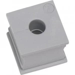 Image of Icotek KTs 16 Cable grommet slotted Terminal max. 16mm Elastomer Grey
