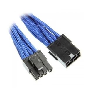 Image of BitFenix Alchemy 6 2-Pin PCIe Extension 45cm - sleeved blue/black