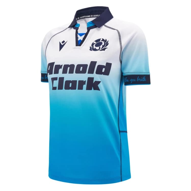 Image of Macron Scotland Rugby Away Shirt 2024 Womens White female 8 (XS)