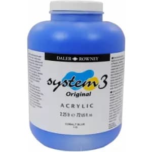 Image of System 3 Acrylic Paint Cobalt Blue 2.25L - Daler Rowney