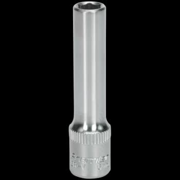 Image of Sealey 1/4" Drive Deep Hexagon WallDrive Socket Metric 1/4" 6mm