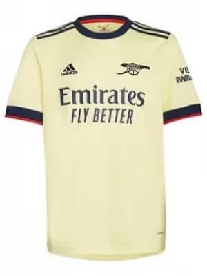 Image of adidas Arsenal Junior 21/22 Away Shirt, Yellow, Size 13-14 Years