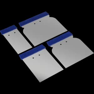 Image of Sealey 4 Piece Body Filler Applicator Set
