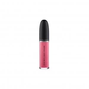 Image of MAC Retro Matte Metallic Liquid Lipcolour Silver Rose