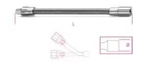 Image of Beta Tools 900FL 1/4" Square Drive Flexible Extension Bar 150mm 009000828