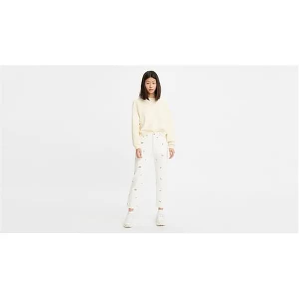 Image of Levis 501 Cropped Jeans Straight Jeans 27 L28 Blue 64004958270