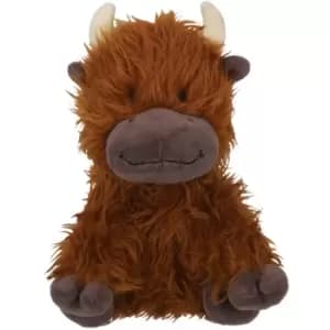 Image of Rosewood Dog Tough Rope Core Cow Squeaky Toy One Size